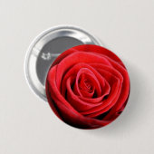 Rode roze insteekpennenbadge ronde button 5,7 cm (Voorkant /achterkant)