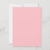 Rode Roze Kers Op Bruidsbruiloft Advieskaart Kaart (Achterkant)