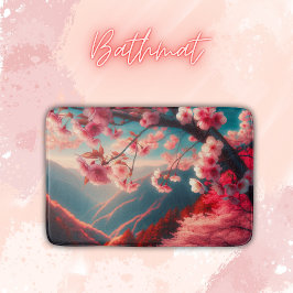 Rode & Roze Kersenbloesem | Badmat