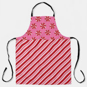 RODE & ROZE KERST PEPPERMINT CANDY & STREPEN SCHORT (Voorkant)