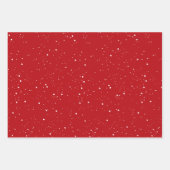 Rode & Roze Kerstmis Mix Inpakpapier Vel (Voorkant)