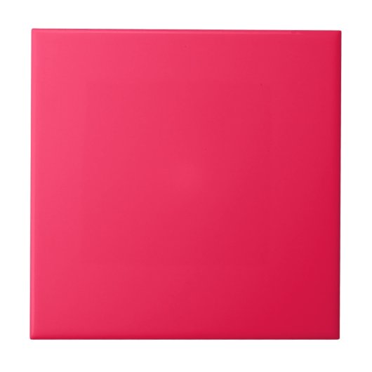 Rode roze kleur tegeltje (Voorkant)