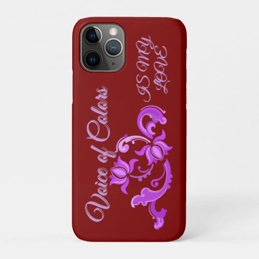 RODE & ROZE KLEURENSPEL VOOR KADO Case-Mate iPhone CASE (Achterkant)