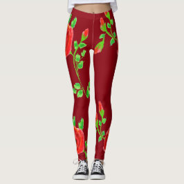 Rode roze Leggings