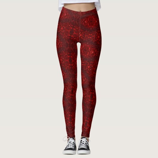 Rode roze Leggings (Voorkant)