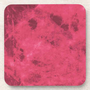 Rode roze liefde geïnspireerd op brute abstracte d drankjes onderzetter