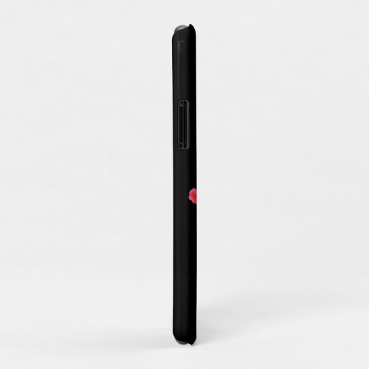 Rode roze mage papaver Case-Mate iPhone case (Achterkant/rechts)