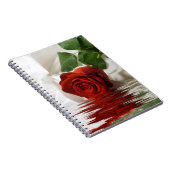  rode roze met reflectie notitieboek (Rechterzijde)