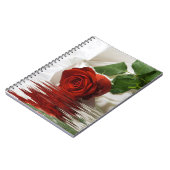  rode roze met reflectie notitieboek (Linkerzijde)