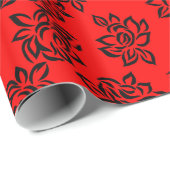  rode roze naadloze Sjabloon van het patroon Gift Cadeaupapier (Rol Hoek)