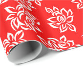  rode roze naadloze Sjabloon van het patroon Gift Cadeaupapier (Rol Hoek)