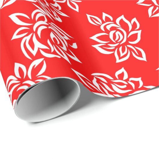  rode roze naadloze Sjabloon van het patroon Gift Cadeaupapier (Rol Hoek)