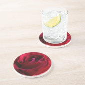 Rode roze Onderzetters Roze roze rots geeft keepaa (Zijkant)