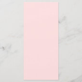 Rode Roze Oranje Retro Bruiloft Menu (Achterkant)
