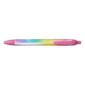 Rode roze Paarse blauwe groene moderne Sjabloon Inkt Pen (Achterkant)