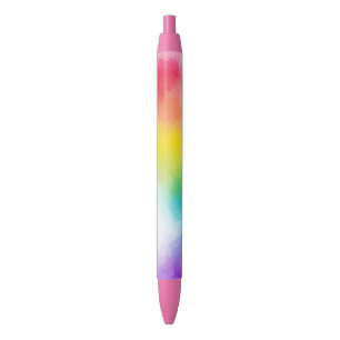 Rode roze Paarse blauwe groene moderne Sjabloon Inkt Pen