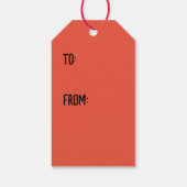 RODE, ROZE & PAARSE TULPEN Cadeaubijslage Cadeaulabel (Achterkant)