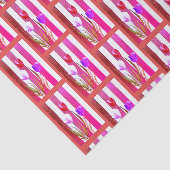 RODE, ROZE & PAARSE TULPEN VLOEIPAPIER TISSUEPAPIER (Detail)
