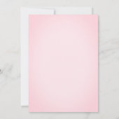 Rode Roze Picknick Feest Uitnodiging (Achterkant)