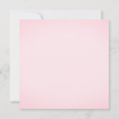Rode Roze Picknick Save The Date Kaart (Achterkant)