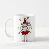 Rode/Roze Princess Stick Figure Mok (Links)