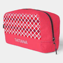 Rode & Roze Quatrefoil Naadloos Patroon