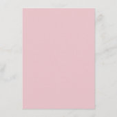 Rode Roze roos bloemachtige pioen bloem menu (Achterkant)