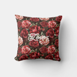 Rode Roze Roos Bloemen Kussen
