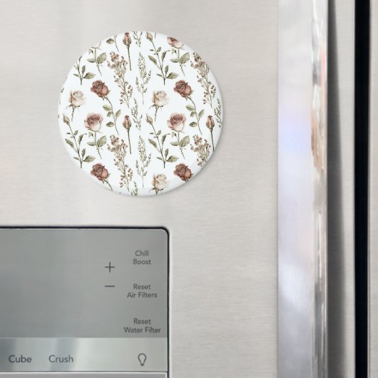 Rode Roze Roos Bloemig Magneet (Insitu (Koelkast))