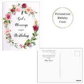 Rode Roze Rozen Krans Orthodoxe Christelijke Verja Briefkaart