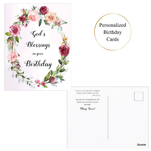 Rode Roze Rozen Krans Orthodoxe Christelijke Verja Briefkaart