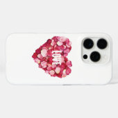 Rode Roze Rozenblaadjes Bloemliefde Case-Mate iPhone Case (Achterkant (horizontaal))