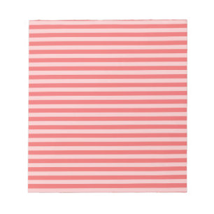Rode Roze Strepen Patroon Notitieblok