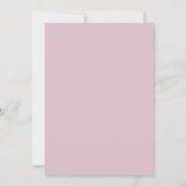 Rode Roze Strik Galentine's Feest Kaart (Achterkant)