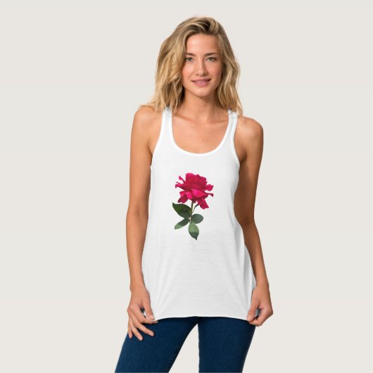 Rode roze tank (Volledige Voorkant)