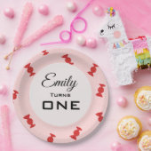 Rode & roze toffees Papier Bord (Feest)