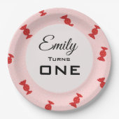 Rode & roze toffees Papier Bord (Voorkant)