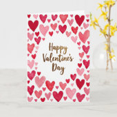 Rode Roze Valentijnsdag Kaart (Gele Bloem)