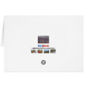 Rode roze vlamingvogels - Kaarten voor waterreflec (Achterkant Horizontaal)