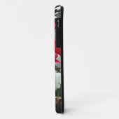 rode, roze vleermuis / melkbloemen Case-Mate iPhone case (Achterkant/links)