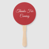 Rode roze waterverf florale moderne Chinese bruilo Handwaaier (Achterkant)