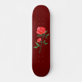 Rode roze Waterverf Rode skateboard (Voorkant)