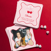 Rode Roze Wil Je Mijn Bruidsmeisje Zijn Uitnodigin Kaart