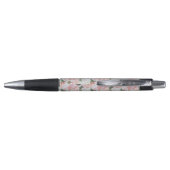 Rode Roze Witte Rozen Bloemen Pen (Achterkant)