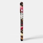 RODE ROZE ZWARTE GOUDEN VALENTIJNSHARTEN Case-Mate iPhone CASE (Achterkant / Links)