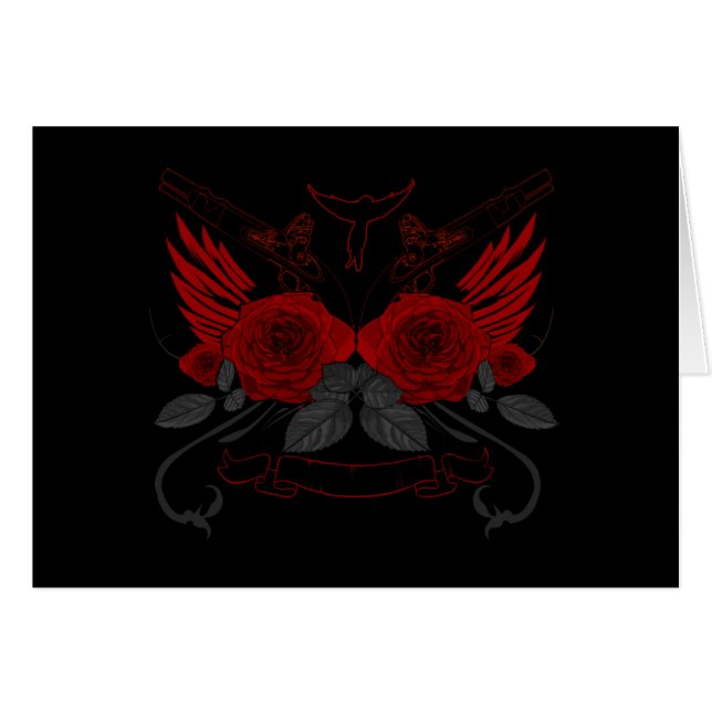 Rode rozen (Voorkant Horizontaal)