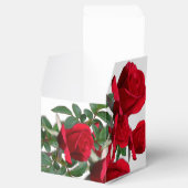 Rode Rozen Aangepaste Favoriet Dozen Bedankdoosjes (Geopend)