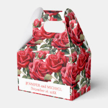 Rode Rozen Aquarel Favor Dozen