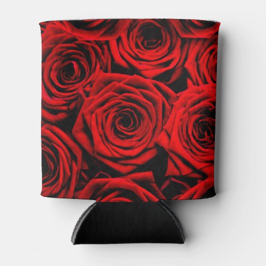 Rode rozen blikjeskoeler (Voorkant)