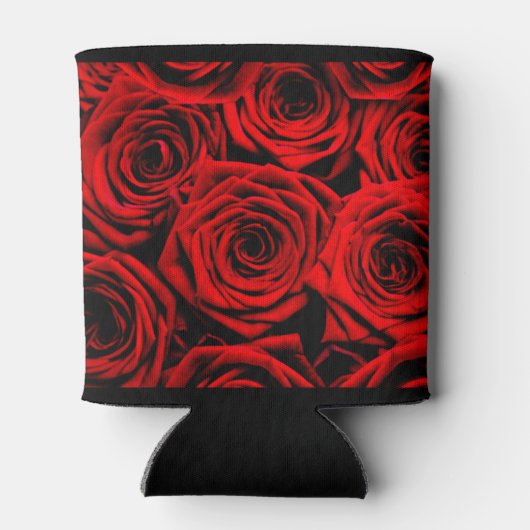 Rode rozen blikjeskoeler (Achterkant)